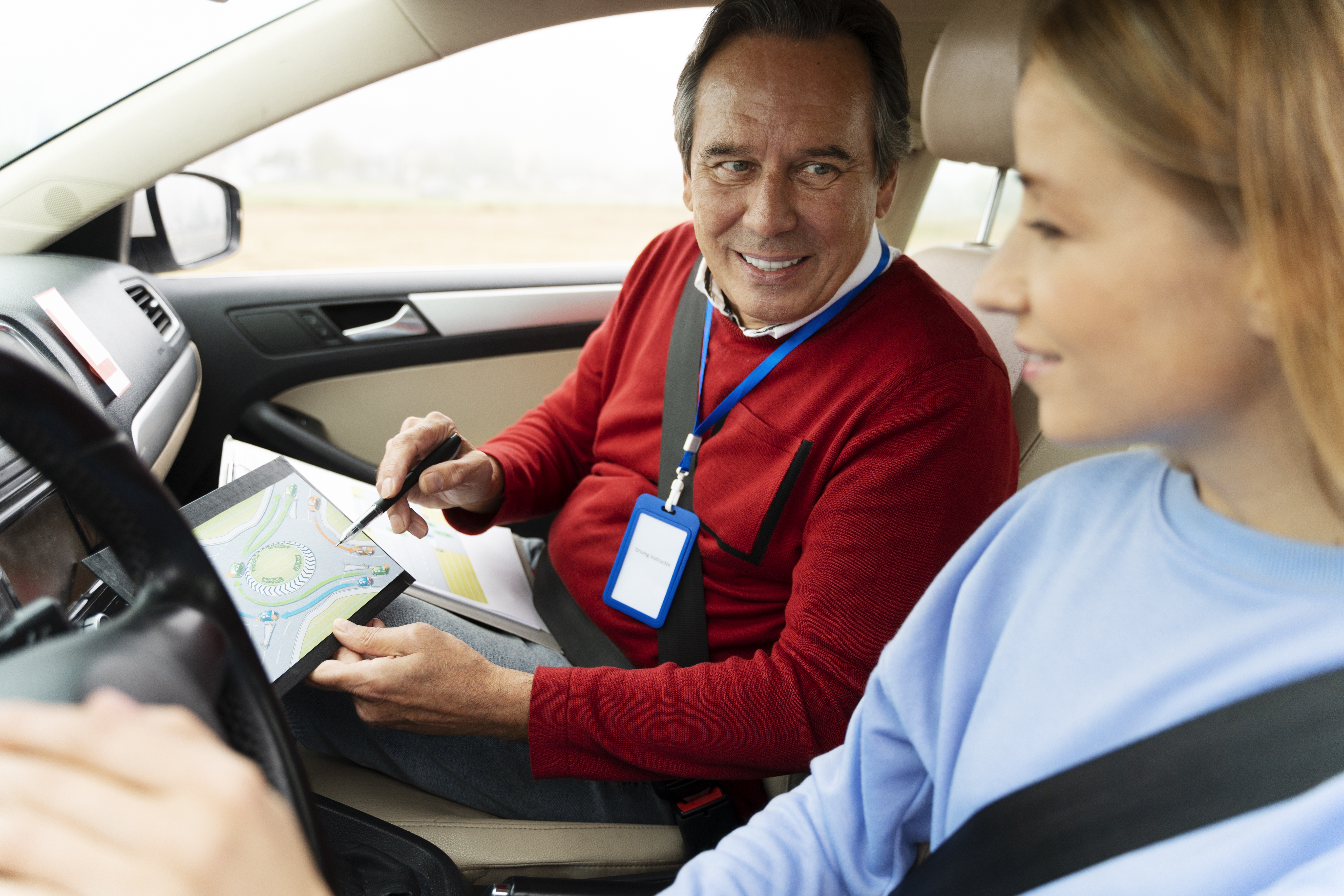 person-taking-driver-s-license-exam